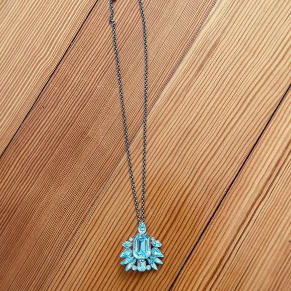 Swarovski Tosha Silver Crystal Pendant Necklace - Picture 3 of 5